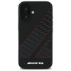 Oryginalne Etui AMG do iPhone 16 | Wzór Szachownica | MagSafe | Black Carbon Look
